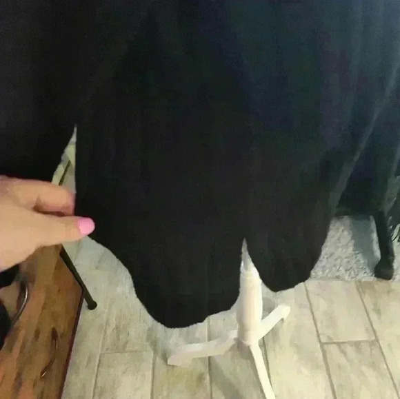 M.J Carroll long black sweater size M (26) - Picture 2 of 3